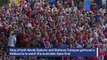 Fans gather in Melbourne to watch Australian Open final