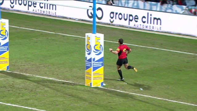 TOP 14 - Essai de pénalité (AB) - Aviron Bayonnais - CA Brive - Saison 2022:2023