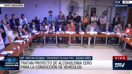 Diputados: dictamen de mayoría al proyecto de Alcohol Cero al Volante