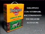 Pubblicità/Bumper anni 90 RAI 2 - Pedegree Pal Complete Menù