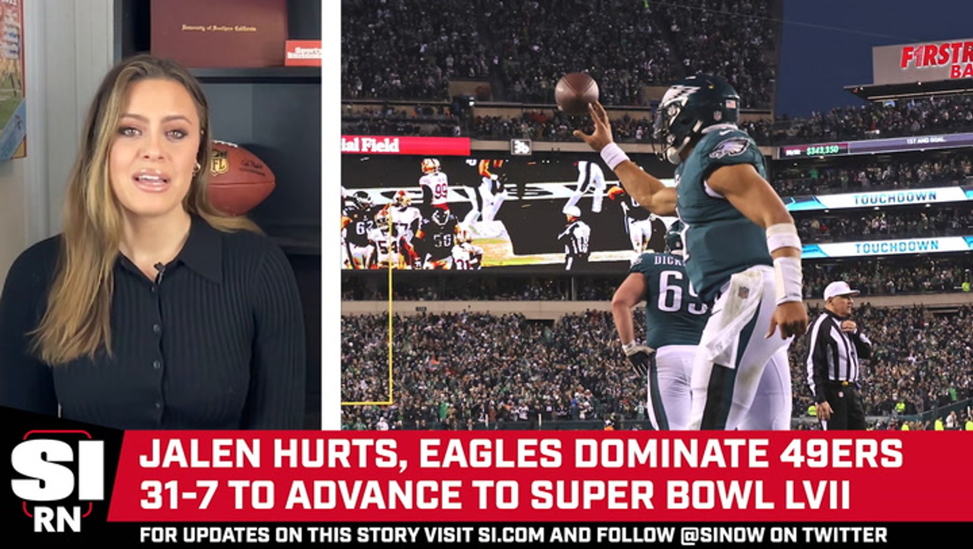 Eagles roll over 49ers 31-7, advance to Super Bowl LVII 