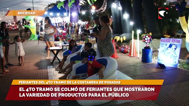 El 4to tramo se colmó de feriantes que mostraron la variedad de productos para el público