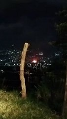 Se presenta incendio en el barrio Primavera de Envigado-1