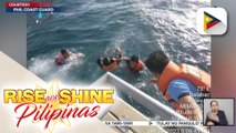 GOVERNMENT AT WORK | 41 pasahero at 5 crews ng nasirang motorbanca sa bahagi ng Caboang Bay sa Palawan, nasagip ng PCG