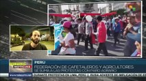 Federación peruana de cafetaleros y agricultores anuncia paro nacional
