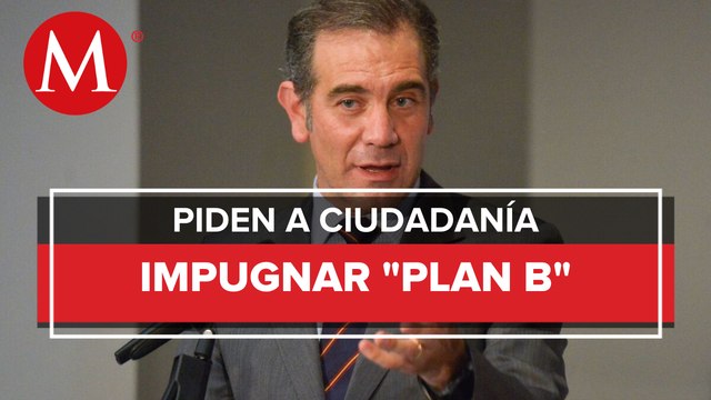 Lorenzo Córdova llama a presentar amparos contra plan B