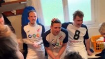 Célébration victoire ! ES Tourville / FC Le Trait Duclair (R2 Groupe C le 29/01/2023)