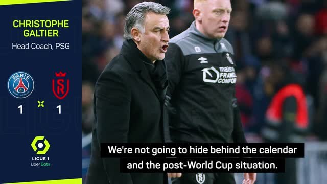 Galtier 'disappointed' by PSG's recent performances