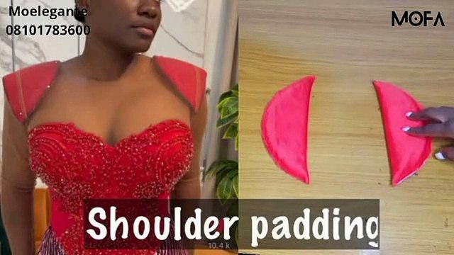 HOW TO CUT AND SEW A CUSTOM-MADE SHOULDER PAD