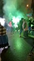 İstanbul'da asker eğlencesinde korkutan anlar: Kimi kavga etti, kimi meşalelerle dans etti