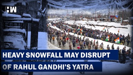 Headlines: Heavy Snowfall May Disrupt Grand Finale Of Rahul Gandhi's Yatra | Congress | Bharat Jodo