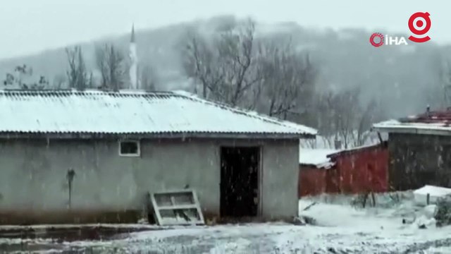 Beklenen kar yurda giriş yaptı: Edirne kısa sürede beyaza büründü