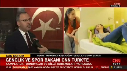 Kış kampları başlıyor! Detayları Bakan Kasapoğlu anlattı
