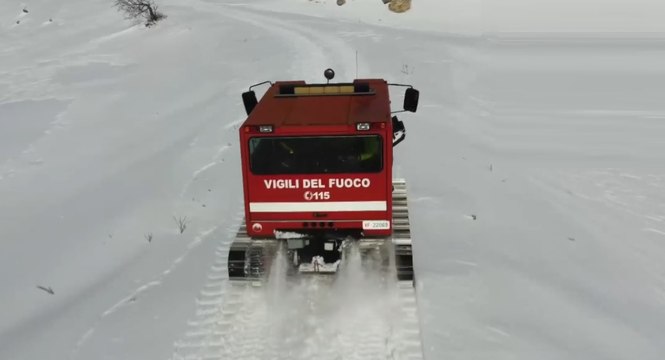 Guarcino (FR) - Ponte radio danneggiato sul Monte Campo Catino: intervengono Vigili del Fuoco (30.01.23)