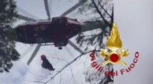 Lenola (LT) - Soccorso escursionista infortunato: intervento in elicottero dei Vigili del Fuoco (30.01.23)
