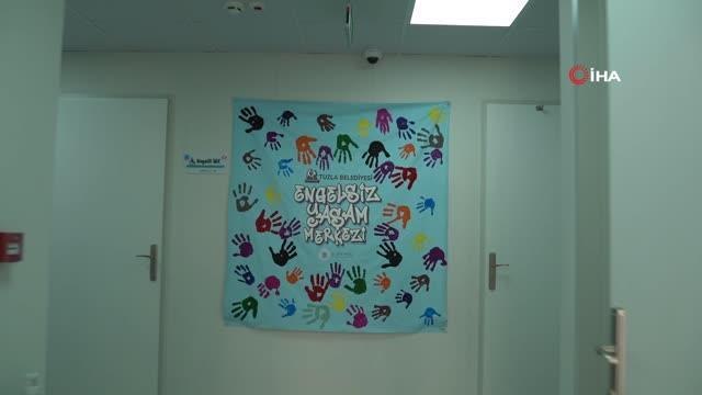 Tuzla Belediyesi Engelsiz Yaşam Merkezi'nde eğitimler aile sıcaklığında devam ediyor