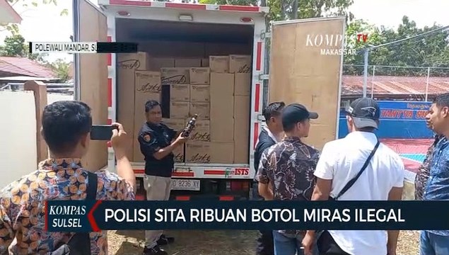 Penyelundupan Miras Ilegal Terjaring Operasi Pekat