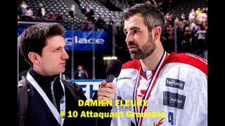 FRA - Hockey sur glace Interview Damien Fleury # 10 Attaquant Grenoble, 29/01/2023 (Finale Coupe de France – Gap VS Grenoble)