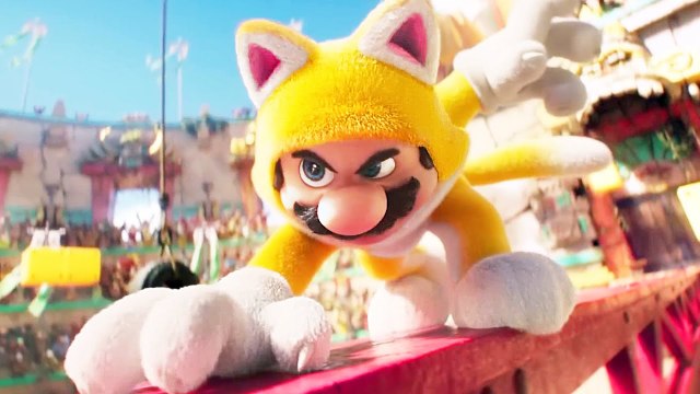 SUPER MARIO BROS Le Film Mario chat VS. Donkey Kong Extrait