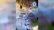 Drunk driver smashes £70,000 Maserati into a set of traffic lights on the Bristol Road in Birmingham