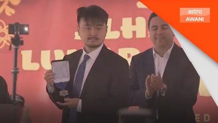 Tembakan | Lelaki lucut senjata suspek dianugerah pingat keberanian