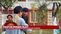 Pakistan mosque blast: At least 20 dead, dozens unjured in suicide bombing