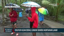 Diguyur Hujan Deras, Gunung Semeru Muntahkan Banjir Lahar