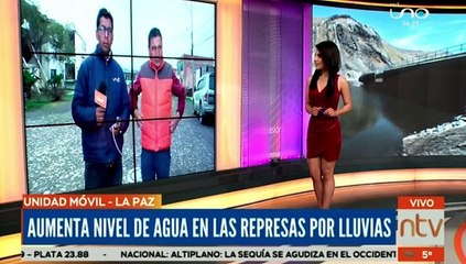Con las últimas lluvias, el nivel de agua en las represas de La Paz incrementó a 42%