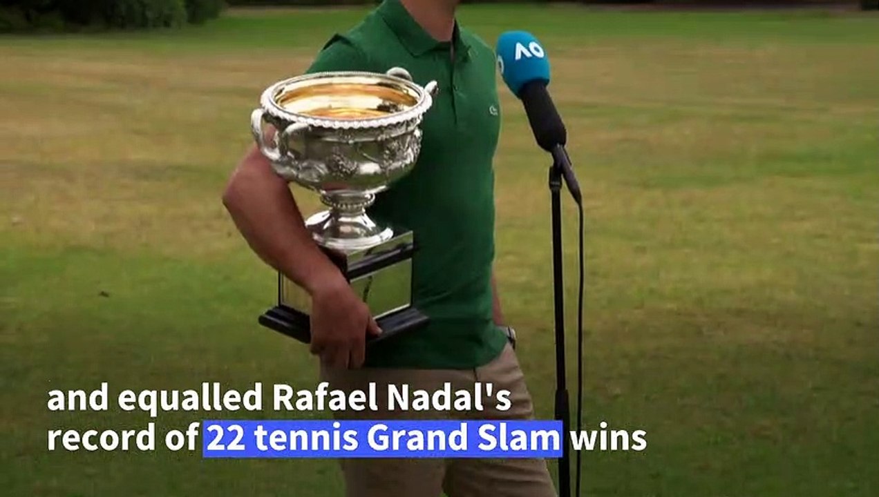 Djokovic unsure about injury return after 22nd Tennis Grand Slam