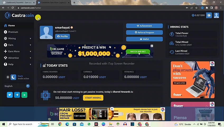 How To Earn Money Online CastaraCoin With 0 Investment