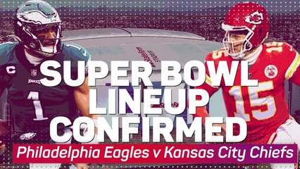 Descargar video: Eagles v Chiefs - Fans celebrate as Super Bowl lineup confirmed