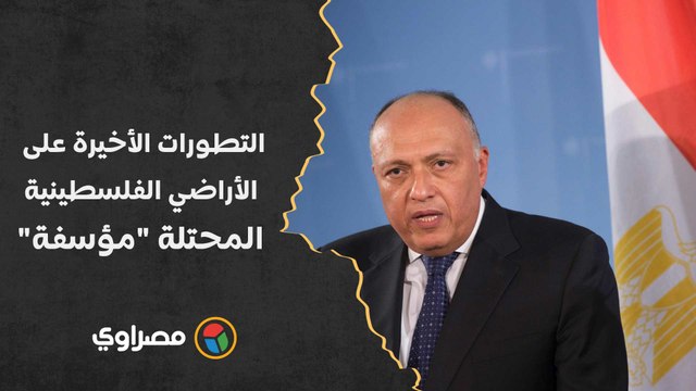 سامح شكري: التطورات الأخيرة على الأراضي الفلسطينية المحتلة مؤسفة ونعمل على احتوائها
