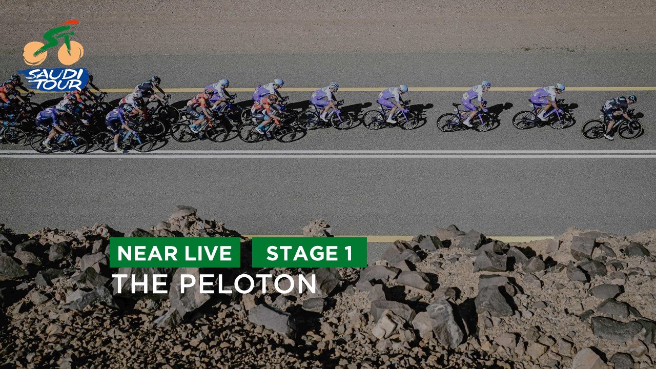 The peloton - Stage 1 - #SaudiTour 2023