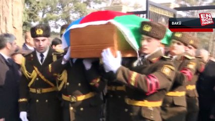 Tahran Büyükelçiliği'nde şehit düşen Askerov, son yolculuğuna uğurlandı
