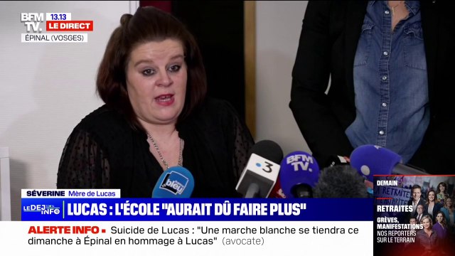 Harcèlement scolaire: C'est aux parents d'apprendre [à leurs enfants] que tout le monde est libre , estime la mère de Lucas