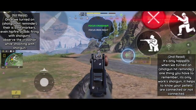 Call of Duty mobile CODM SHOTGUN HIT REMINDER SETTING IN-DEPTH EXPLANATION IN COD MOBILE BR-