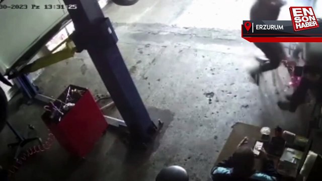 Erzurum'da kömür sobası patladı