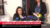 Emotion - La mère de Lucas, 13 ans, qui s'est suicidé craque en pleine conférence de presse: 
