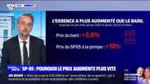 Pourquoi est-ce que le prix du sans-plomb 95 augmente-t-il plus vite que celui des autres carburants?