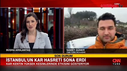 İstanbul'un kar hasreti sona erdi