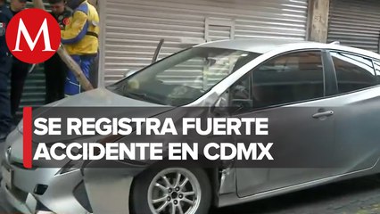 Accidente vehicular en centro histórico deja una persona lesionada