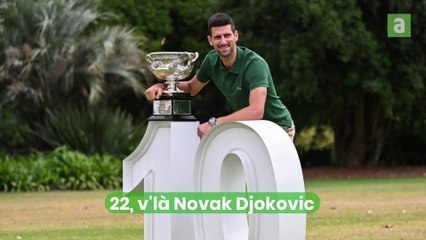 Les 22 Grands Chelems de Djokovic