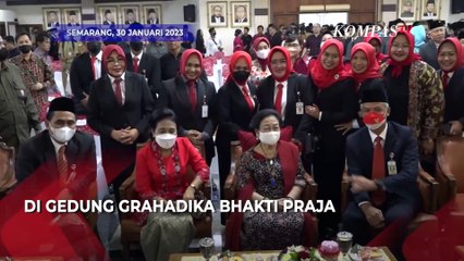 Download Video: Momen Ganjar Pranowo Duduk Sebelah Megawati Saat Pelantikan Wali Kota Semarang