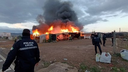 Así ha sido el desalojo forzoso del asentamiento chabolista del Walili