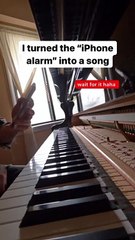 L'alarme de l'iPhone devient une musique