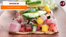 Ceviche de atún y mango | Receta ligera, fresca y rápida de preparar | Directo al Paladar México