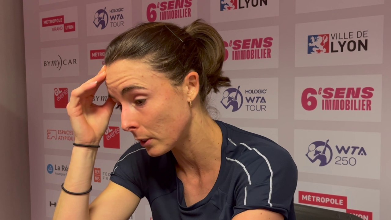 WTA - Open 6e Sens - Lyon 2023 - Alizé Cornet : "Je suis un petit peu usée par le circuit... "