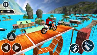 Mega Ramp Bike Stunt Racing 3D - Random Map Mod - Android GamePlay #4