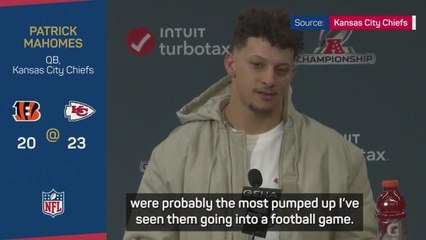 Mahomes hits back at Cincinnati Mayor's trash talk