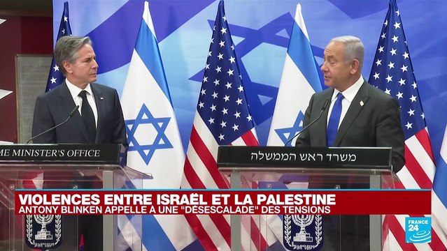 REPLAY - Conférence de presse d'Antony Blinken et Benyamin Netanyahou